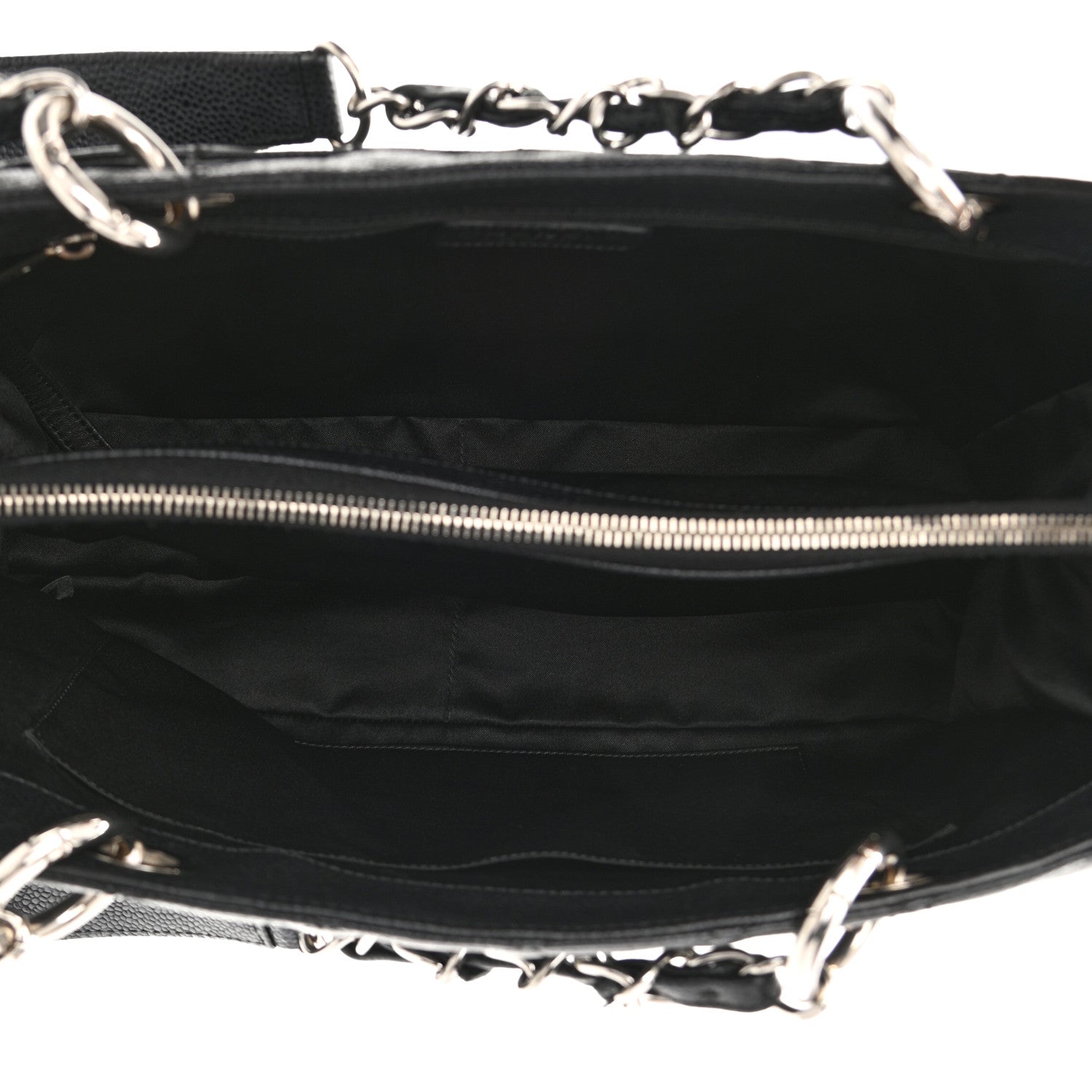 Chanel Caviar Quilted Grand Shopping Tote GST Black 5 of 10