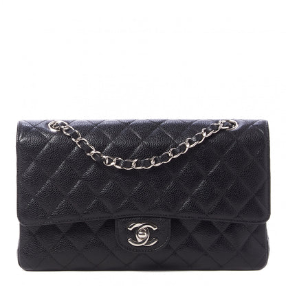 Chanel Caviar Quilted Medium Double Flap Black 1 of 9
