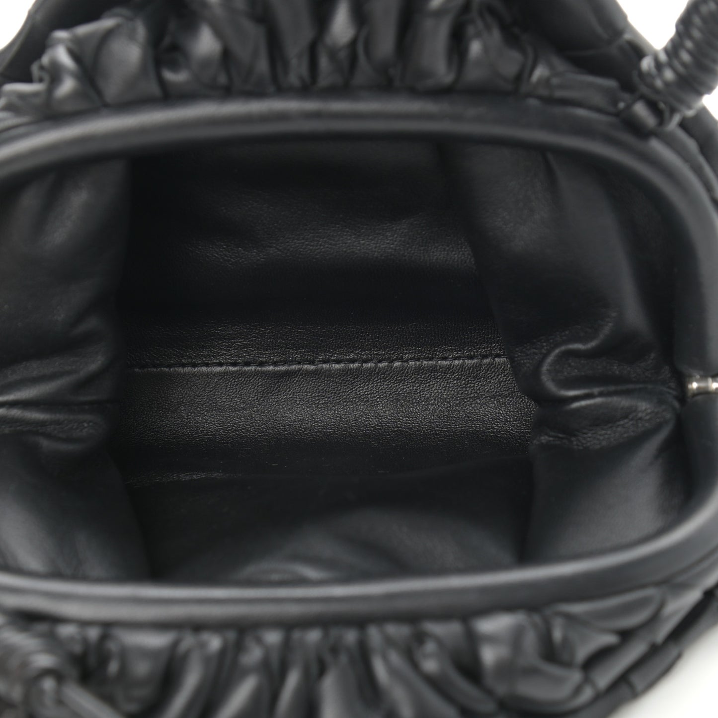 Nappa Intrecciato The Mini Pouch Black