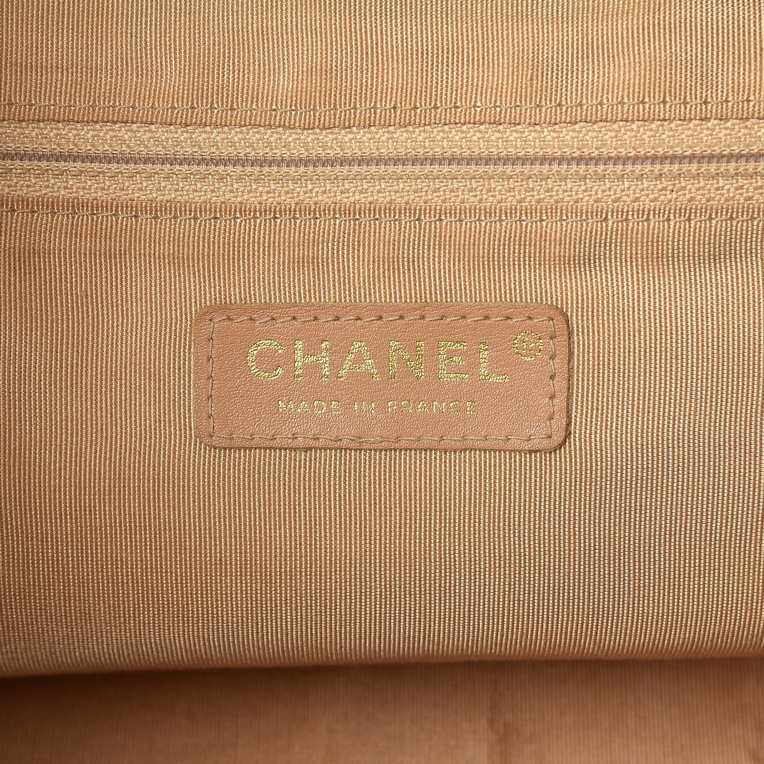 Chanel Caviar Quilted Large Bowler Beige 6 of 10
