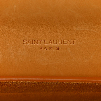 Saint Laurent Smooth Vintage Calfskin Small Kaia Satchel Brown Gold 8 of 8