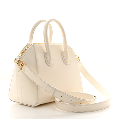 Givenchy Shiny Lord Calfskin Mini Antigona Ivory 3 of 10