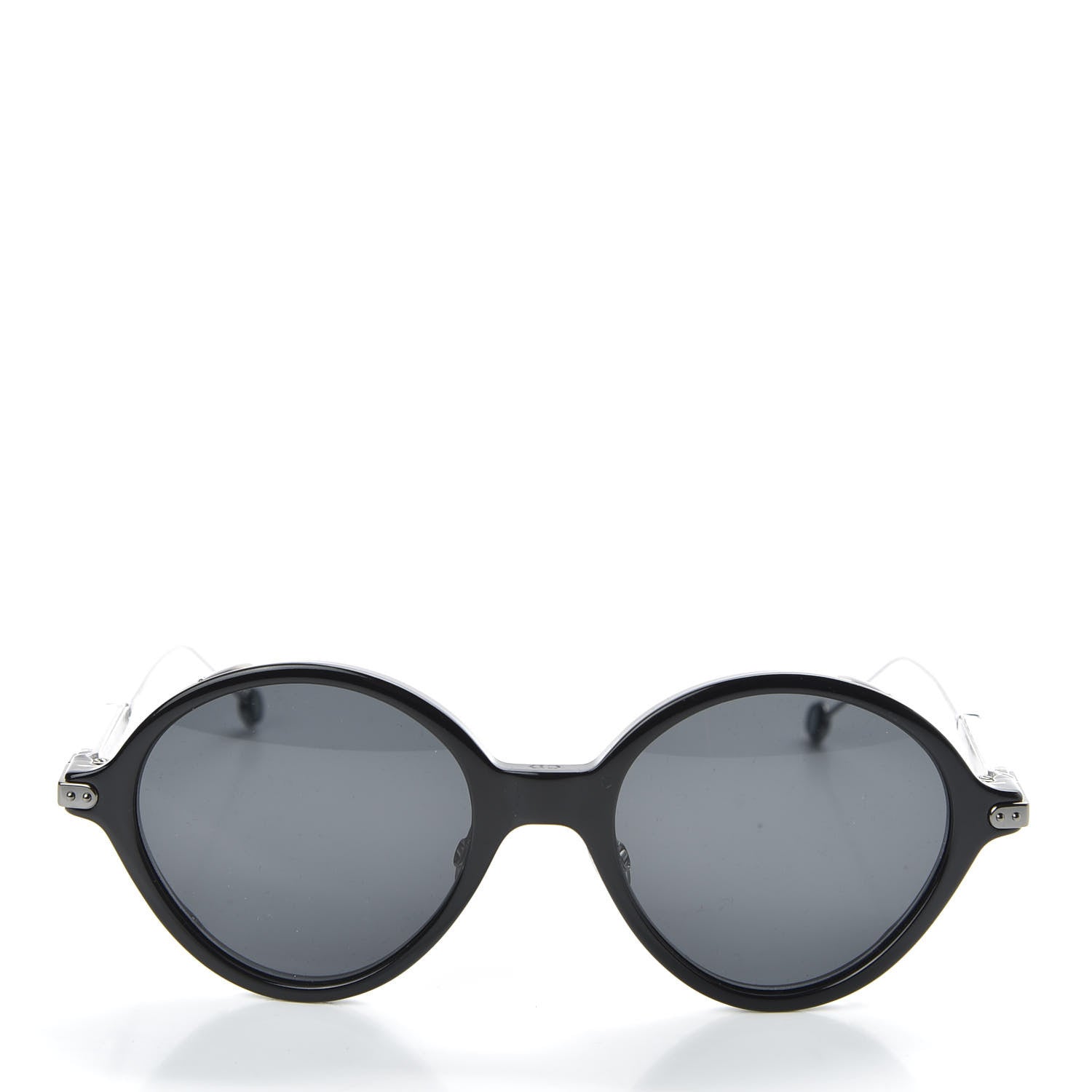 Christian Dior Acetate Umbrage Round Sunglasses Tortoise Black 2 of 7