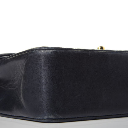 Chanel Lambskin Vertical Quillt Jumbo Single Flap Black 8 of 9