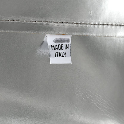 Mansur Gavriel Vegetable Tanned Calfskin Large Shopping Bag Camello Argento 6 of 13