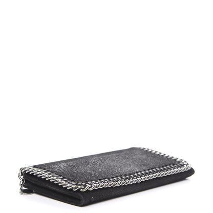 Stella McCartney Shaggy Deer Falabella Flap Wallet Black 3 of 6