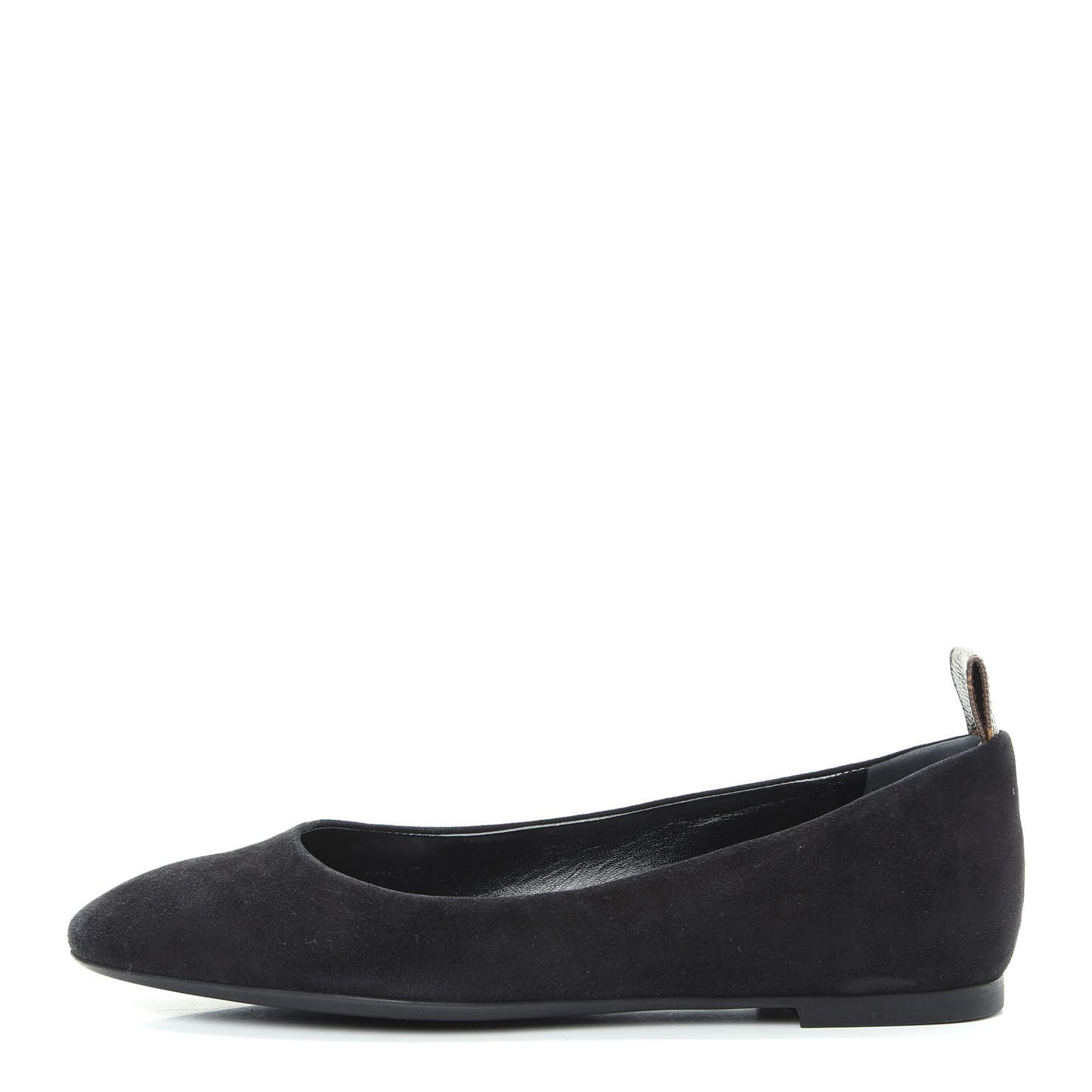 Suede Monogram Uniformes Ballet Flats 39 Black