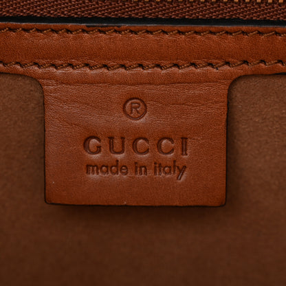 Gucci Calfskin Small Top Handle Bag Navy Brown 7 of 12