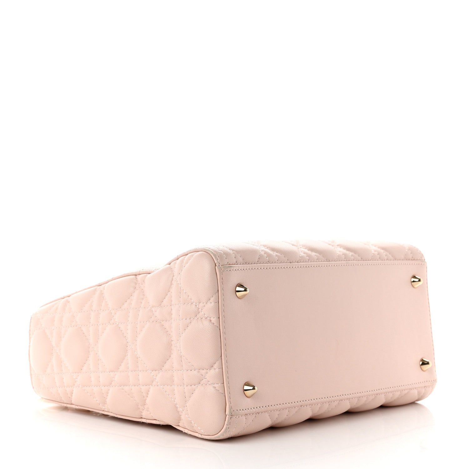 Christian Dior Lambskin Cannage Medium Lady Dior Light Pink 4 of 10