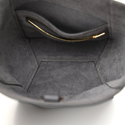 Celine Soft Grained Calfskin Small Sangle Bucket Bag Grey 5 of 11