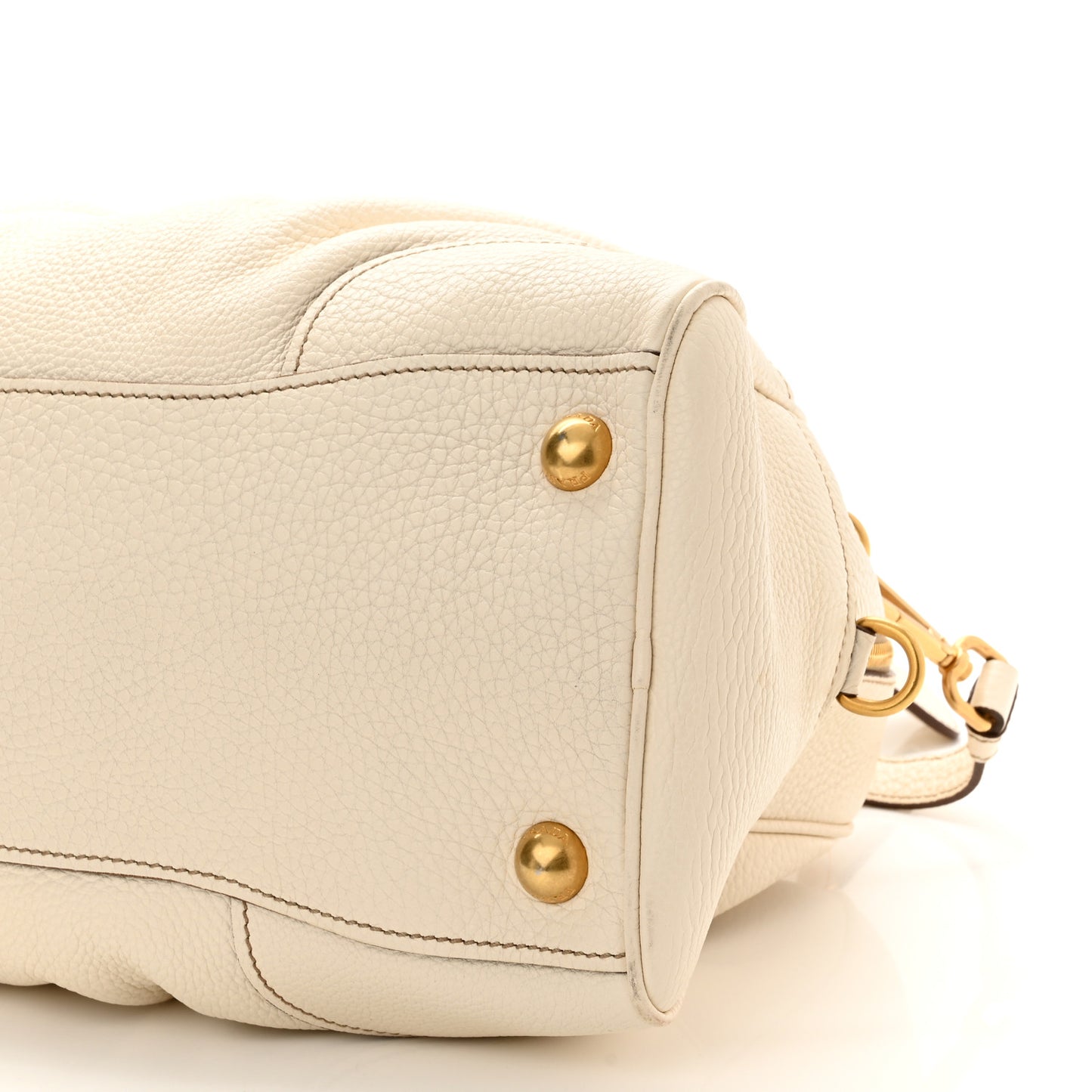 Cervo Antik Shopping Satchel White