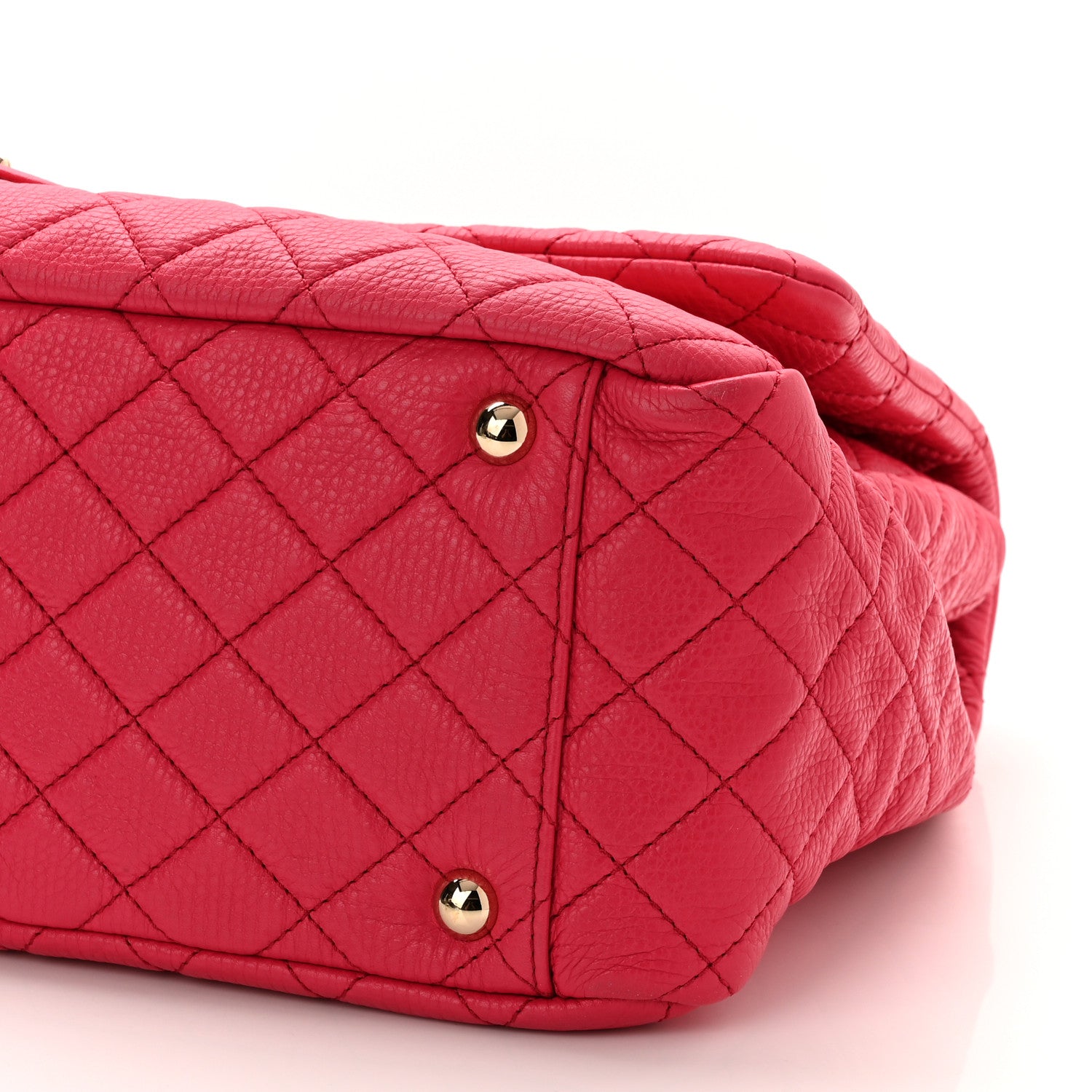 Chanel Calfskin Quilted Small XXL Travel Flap Bag Pink 9 of 9