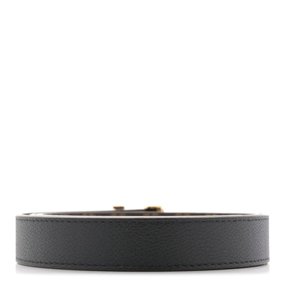 Louis Vuitton Calfskin Monogram 25mm LV Iconic Reversible Belt 90 36 Black 2 of 7