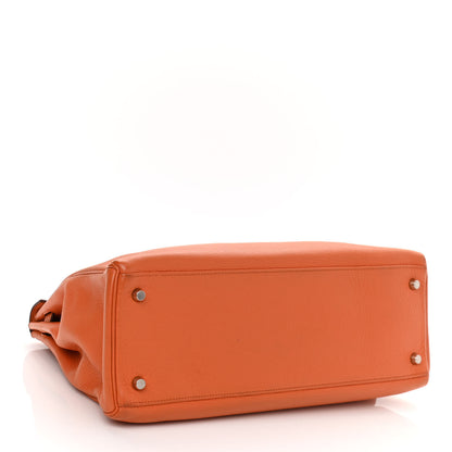 Hermes Togo Kelly Retourne 35 Orange 4 of 16