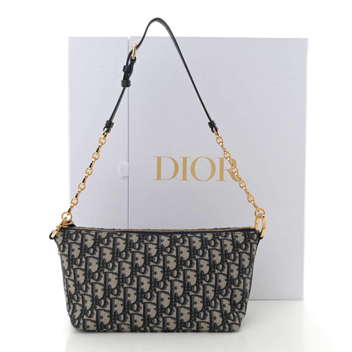 Christian Dior Oblique DiorStar Hobo Bag Blue 12 of 12