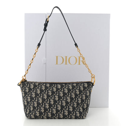 Christian Dior Oblique DiorStar Hobo Bag Blue 12 of 12