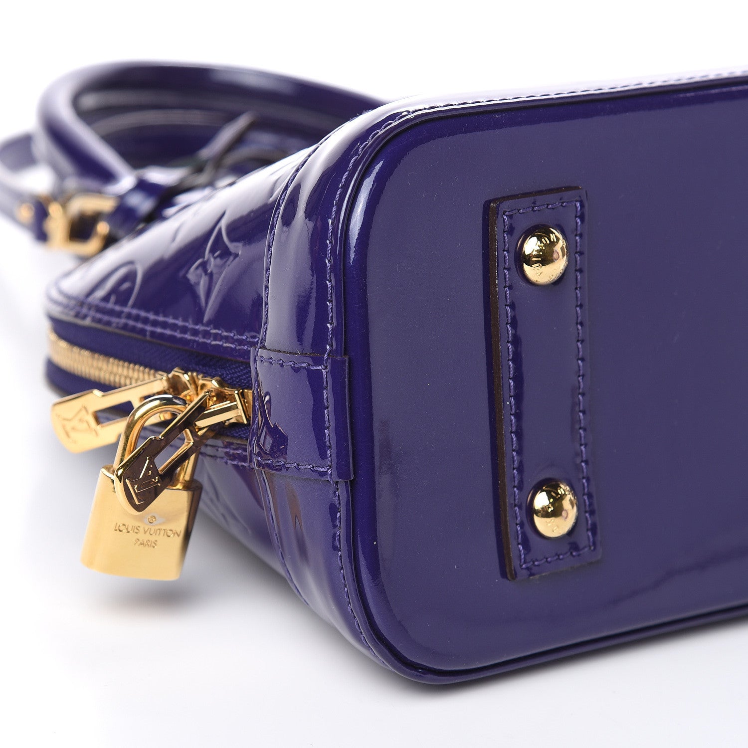 Louis Vuitton Vernis Alma BB Blueberry 6 of 10