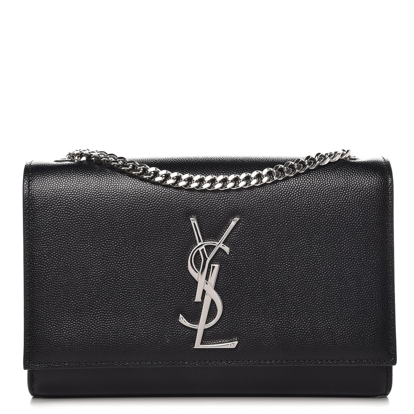 Grain De Poudre Small Monogram Kate Satchel Black