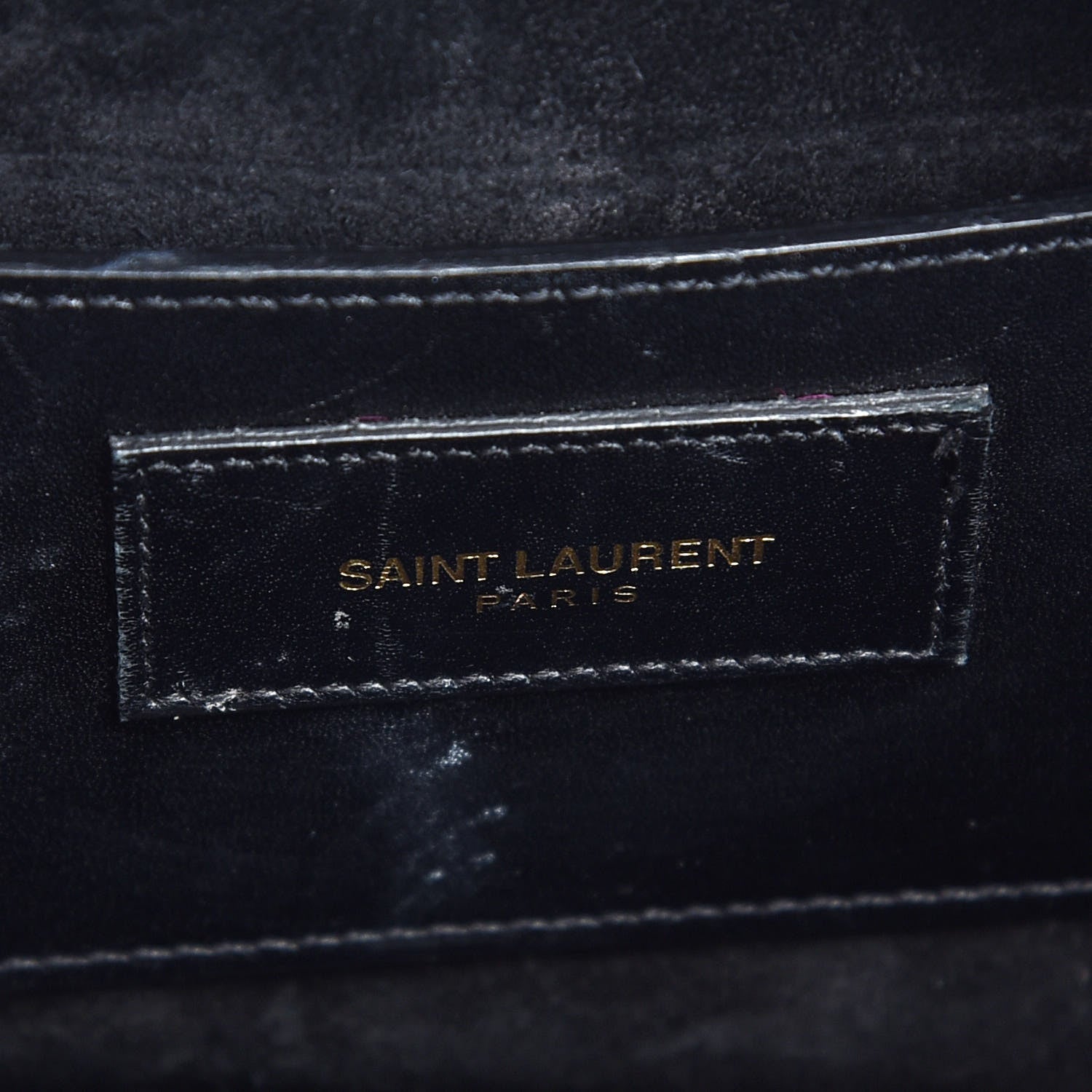 Saint Laurent Calfskin Printed Leopard Classic Baby Duffle Pink Black 6 of 13