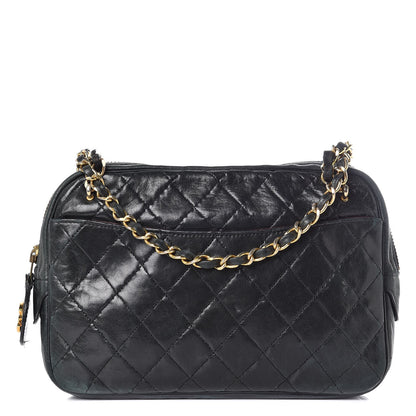 Chanel Lambskin Quilted Camera Case Black 1 of 26