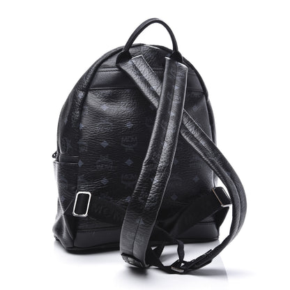 MCM Visetos Studded Small Dual Stark Backpack Black 2 of 8