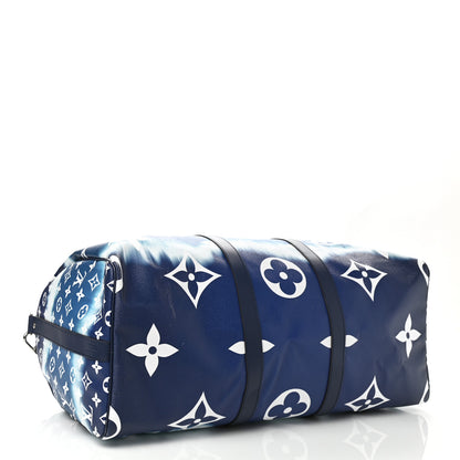 Louis Vuitton Monogram Escale Keepall Bandouliere 50 Blue 4 of 12