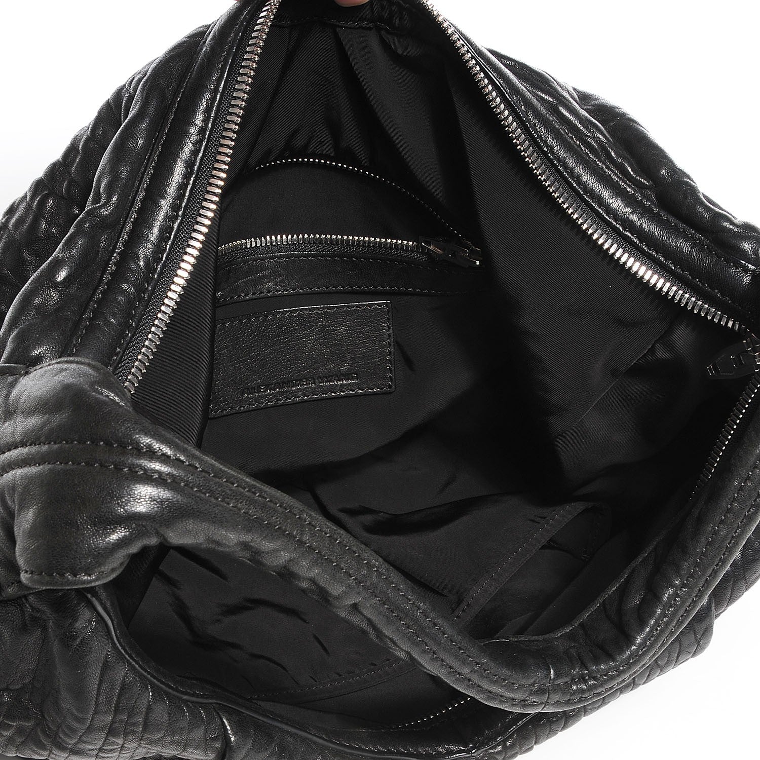 Alexander Wang Pebbled Lambskin Morgan Hobo Black Silver Hardware 5 of 7