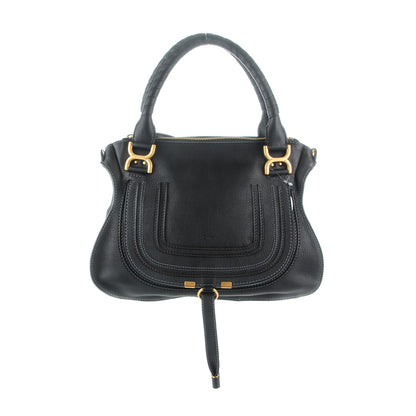 Chloe Calfskin Medium Marcie Satchel Black 1 of 8
