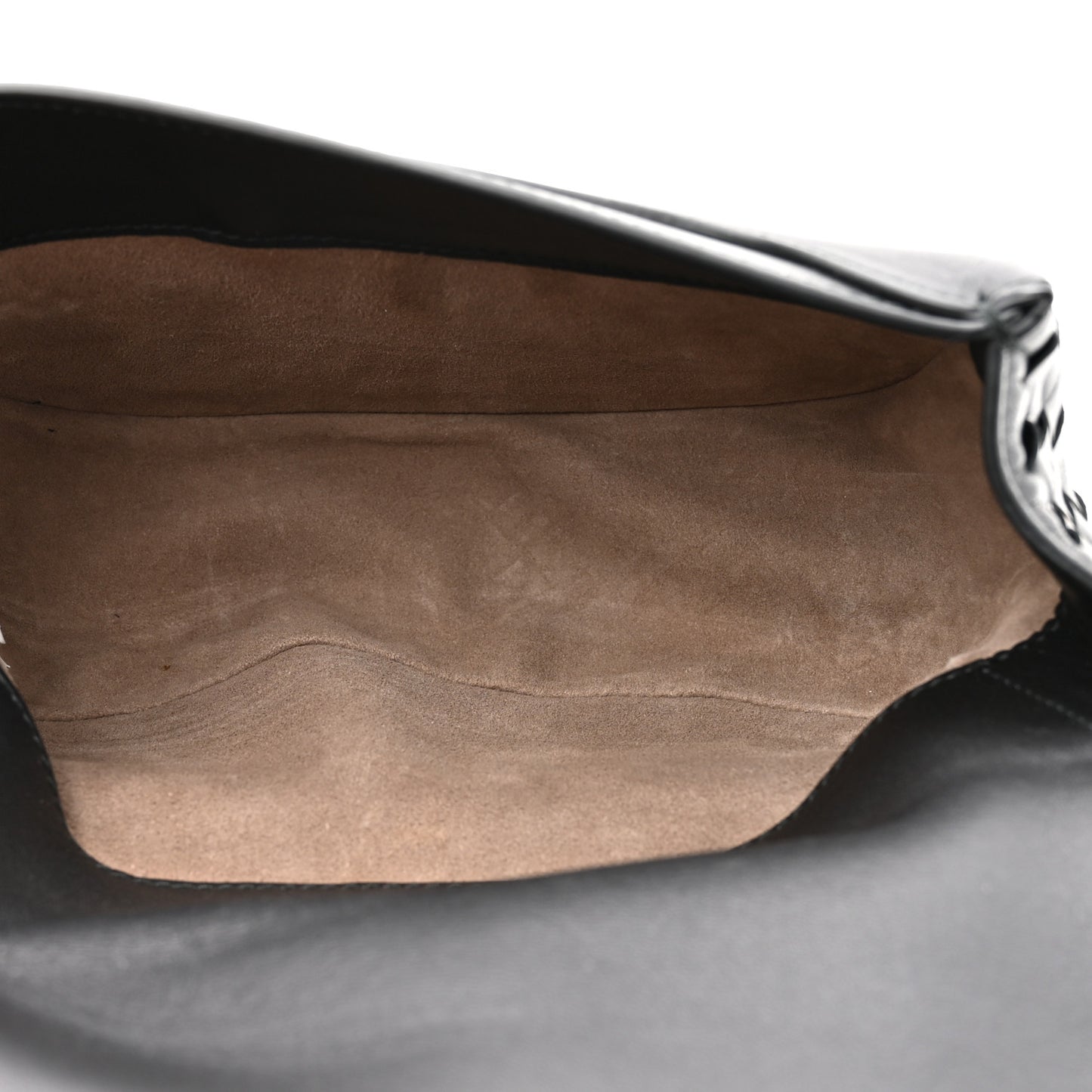 Nappa Intrecciato BV Luna Shoulder Bag Black