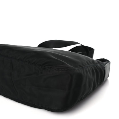 Prada Tessuto Nylon Messenger Bag Black 9 of 9