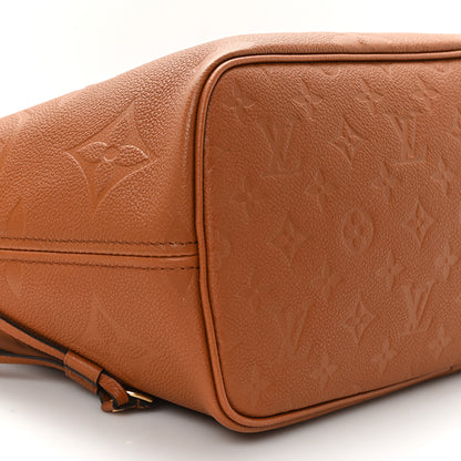 Louis Vuitton Empreinte Monogram Giant Neverfull MM Cognac 9 of 11