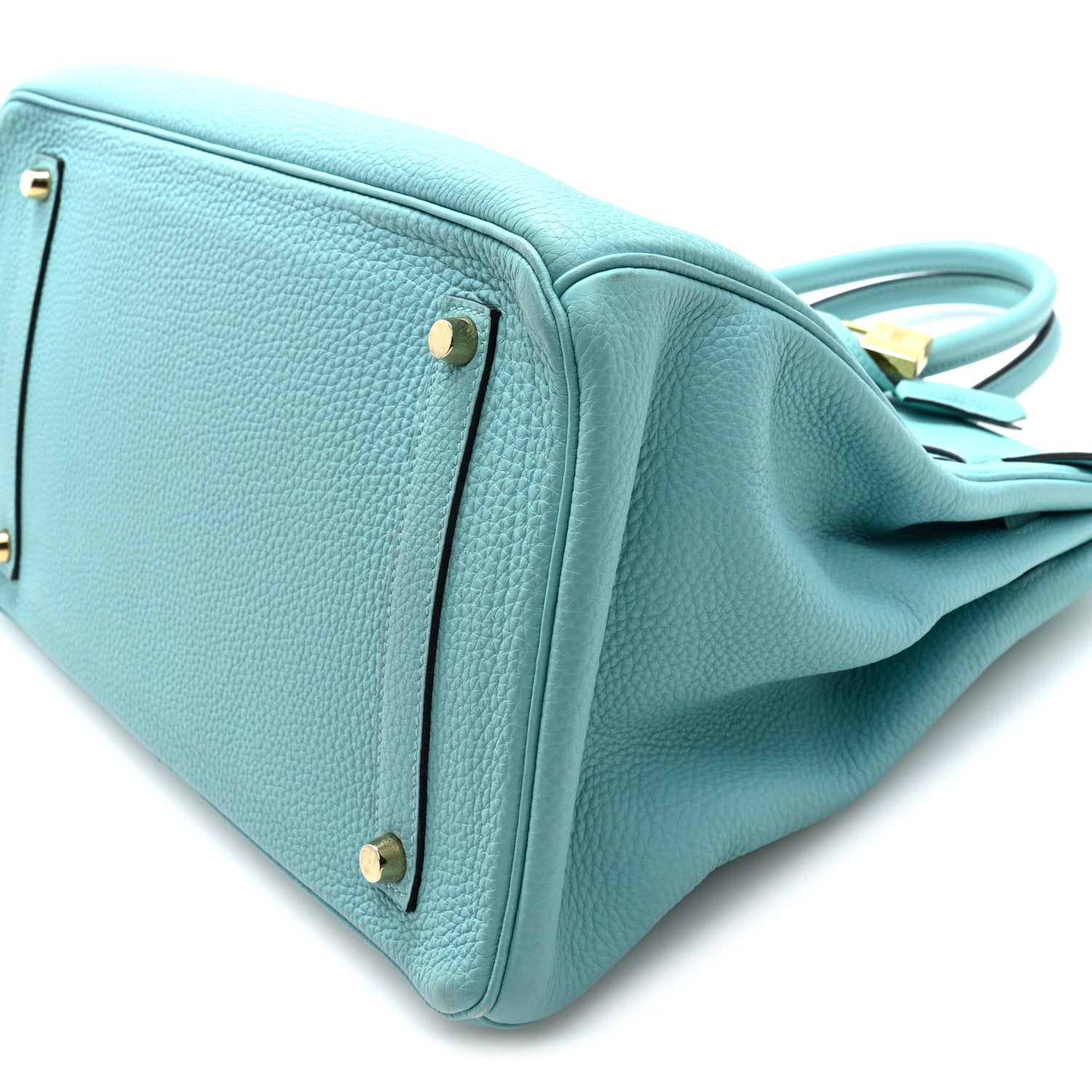 Hermes Togo BIRKIN 35 Bleu Atoll 10 of 10