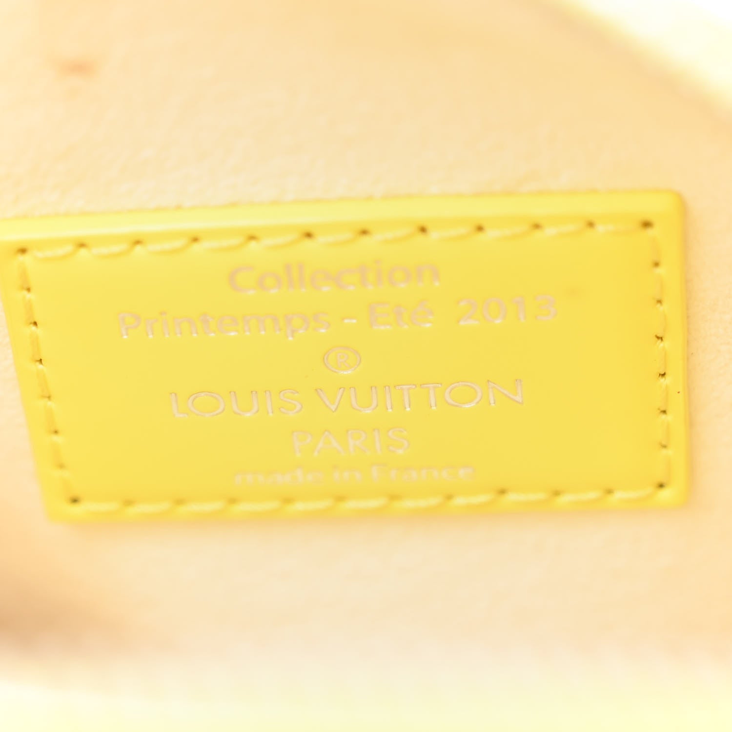 Louis Vuitton Damier Facette Speedy Cube PM Yellow 6 of 10