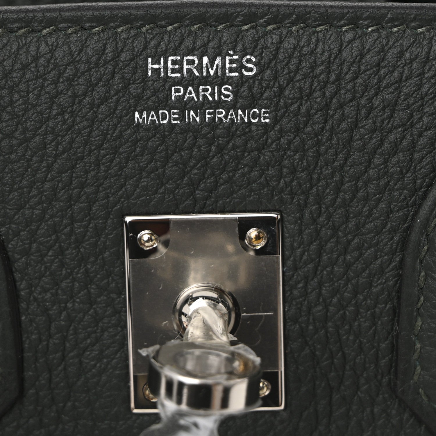 Hermes Togo Birkin 25 Vert Fonce 11 of 21