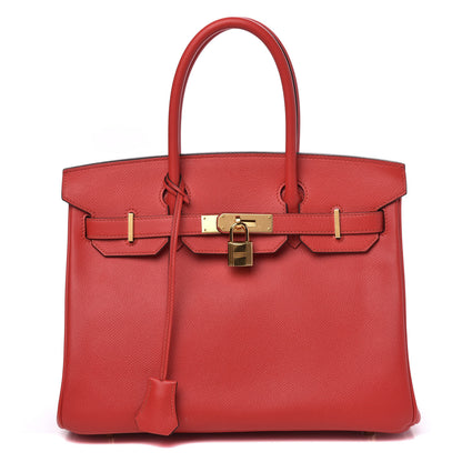 Hermes Epsom Birkin 30 Rouge Tomate 1 of 10