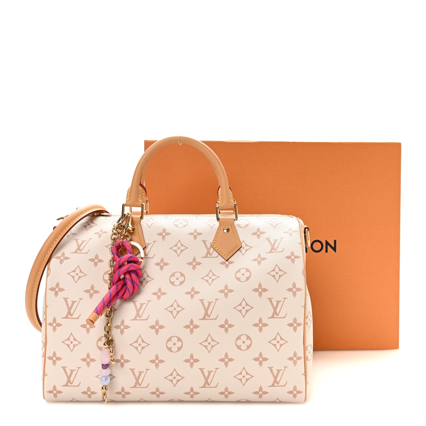 Monogram Dune Lucky Speedy Soft 30 Pink