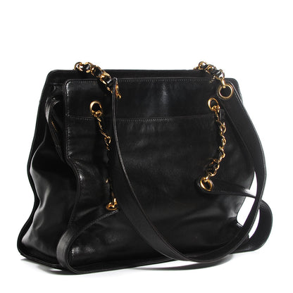 Chanel Lambskin CC Shoulder Bag Black 3 of 8