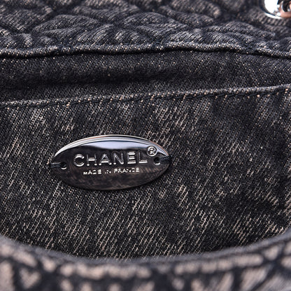 Chanel Denim Quilted Small Flap Light Pink Black 6 of 11