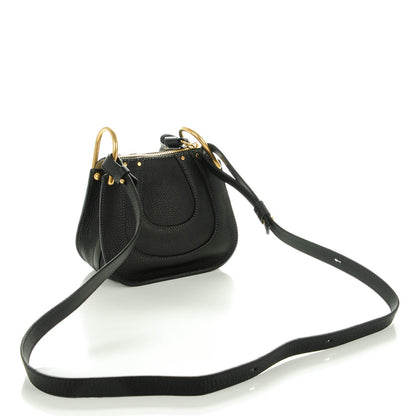 Chloe Grained Calfskin Nano Hayley Hobo Black 3 of 7