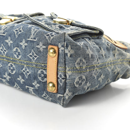 Louis Vuitton Monogram Denim Baggy PM Blue 7 of 11