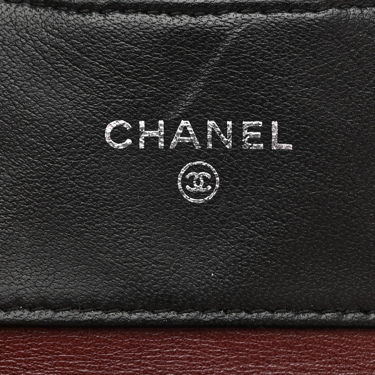 Chanel Lambskin Quilted Double Sided Wallet Black 7 of 12