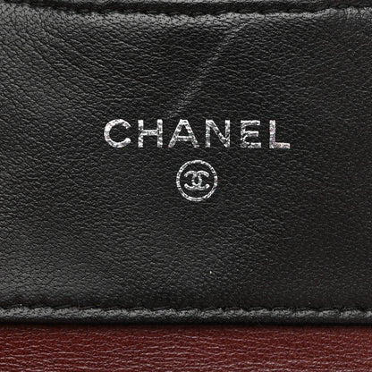 Chanel Lambskin Quilted Double Sided Wallet Black 7 of 12