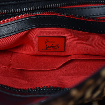Christian Louboutin Pony Hair Calfskin Syd Backpack Leopard Black 6 of 9