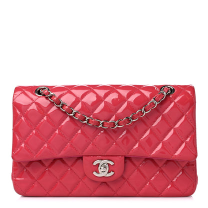 Chanel Patent Quilted Medium Double Flap Pink 1 of 10