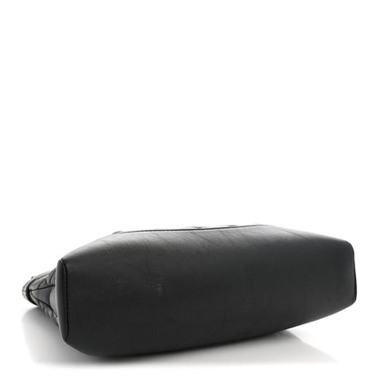 Chanel Aged Calfskin Quilted Mini 31 Shopping Bag Black 4 of 11