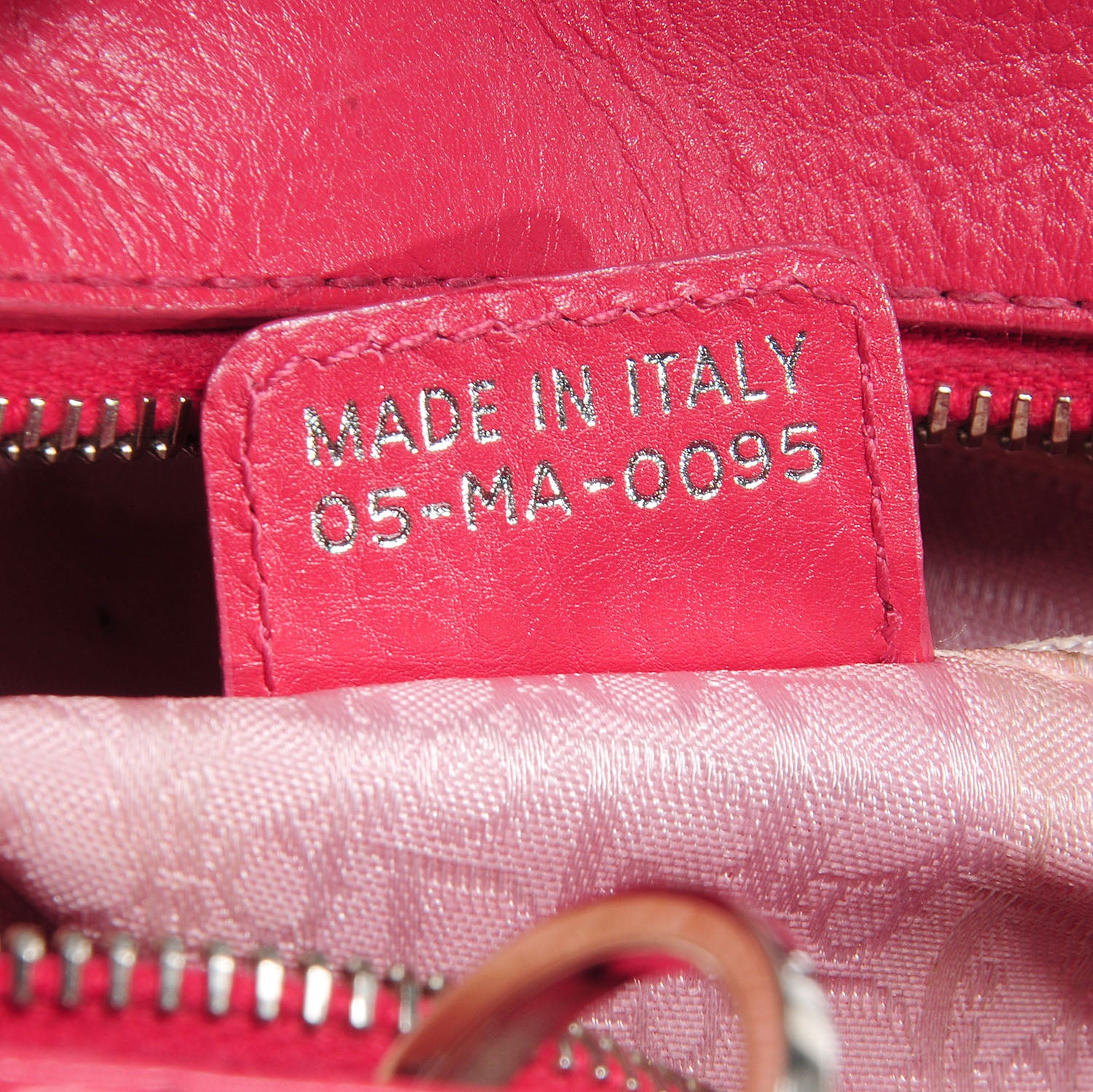 Christian Dior Calfskin Cannage Tote Hot Pink 8 of 8