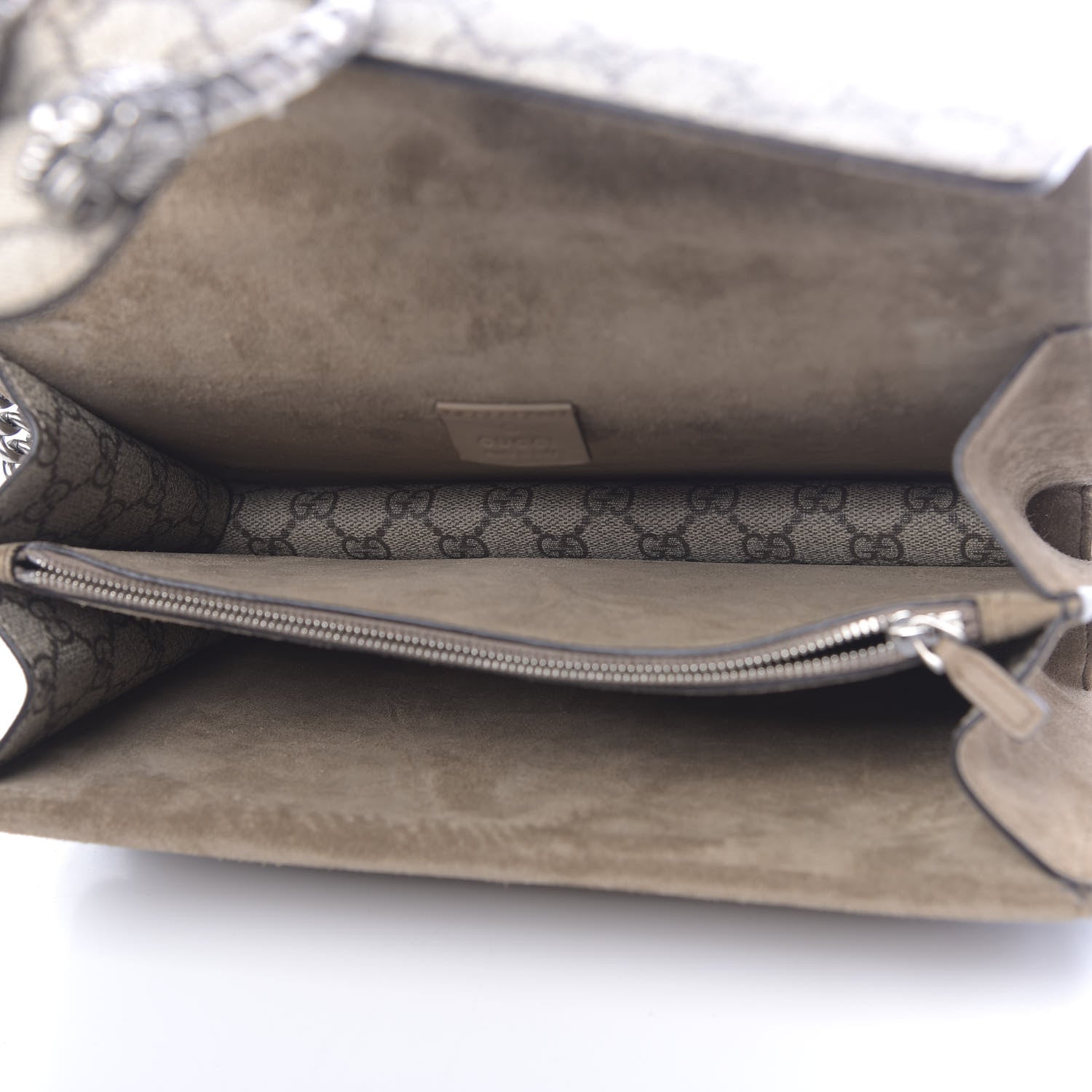 Gucci GG Supreme Monogram Small Dionysus Shoulder Bag Taupe 5 of 10
