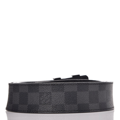 Louis Vuitton Damier Graphite 40mm LV Initiales Belt 120 48 4 of 13