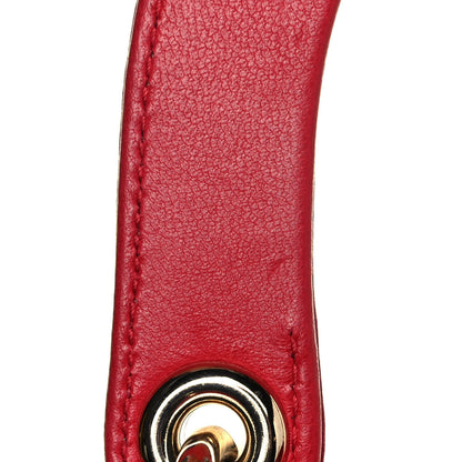 Christian Dior Lambskin Cannage Medium Lady Dior Red 15 of 22