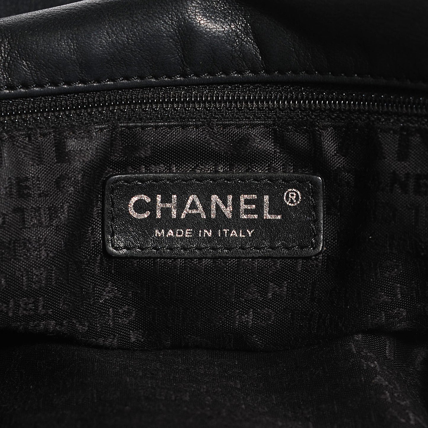 Lambskin Jumbo Mademoiselle Double Flap Black